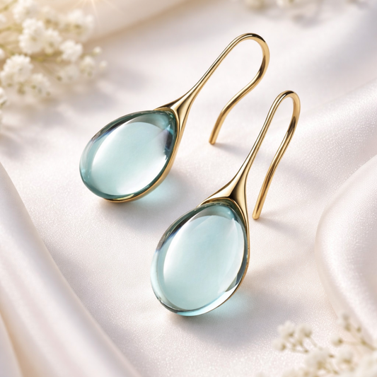 Crystal drop earrings