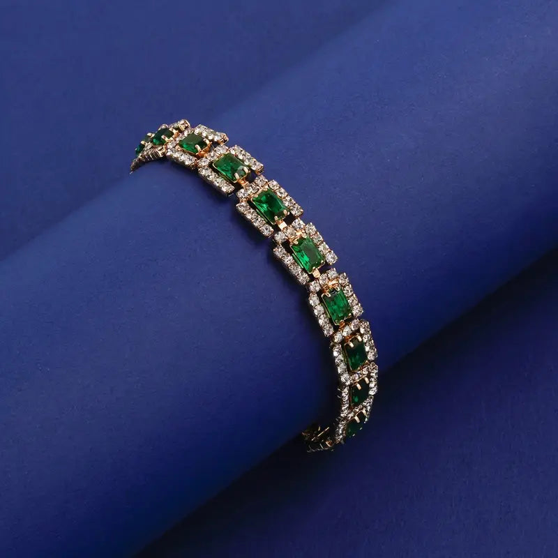 Emerald Green Statement Bracelet