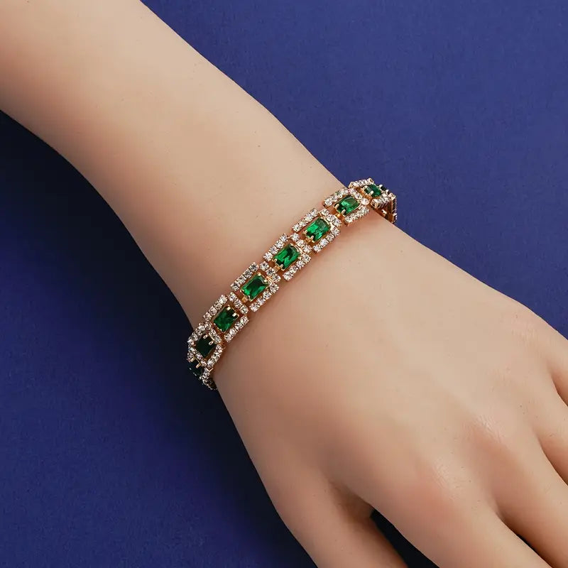 Emerald Green Statement Bracelet